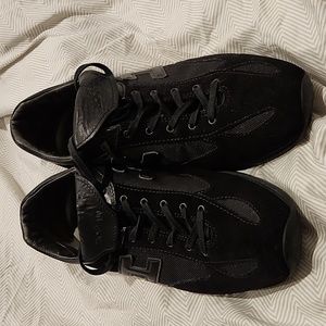 Hogan Mens suede and canvas fashion sneakers size 11UK, 12US